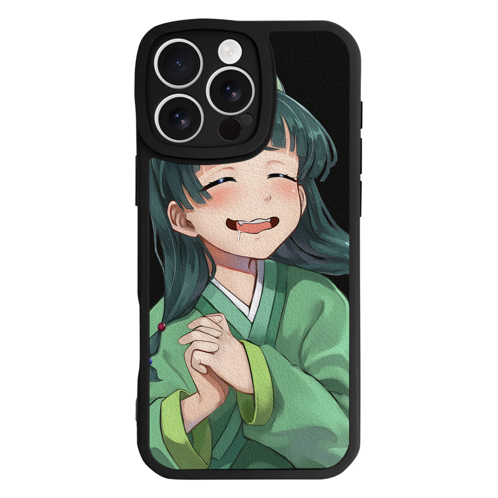 （画像用） 薬屋のひとりごと The Apothecary Diaries 【iPhone 16シリーズ対応】シリコンスマホケース（レザー調） 材質：シリコン